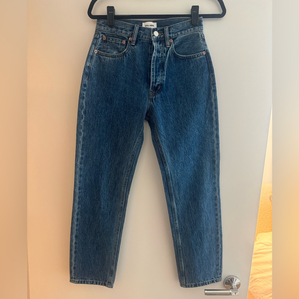 STILL HERE Tate Jeans-Classic Blue
